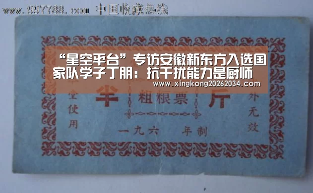 “星空平台”专访安徽新东方入选国家队学子丁朋:抗干扰能力是厨师必备的基本素养(图2) 星空视讯